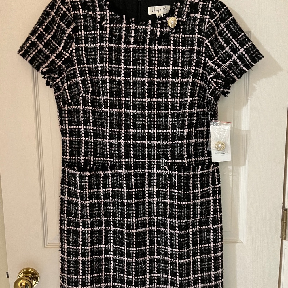 Harper Rose Tweed Petite Dress